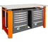 Двухтумбовый верстак Toollbox с регулируемой столешницей серии TBP1500 (TB6-TB6) 2