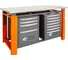 Двухтумбовый верстак Toollbox с регулируемой столешницей серии TBP1500 (TB4-TB7) 2