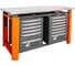 Двухтумбовый верстак Toollbox с регулируемой столешницей серии TBP1500 (TB6-TB7) 2