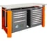 Двухтумбовый верстак Toollbox с регулируемой столешницей серии TBP1500 (TB4-TB8) 2