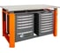 Двухтумбовый верстак Toollbox с регулируемой столешницей серии TBP1500 (TB6-TB8) 2