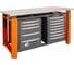 Двухтумбовый верстак Toollbox с регулируемой столешницей серии TBP1500 (TB5-TB8) 2