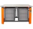 Двухтумбовый верстак Toollbox с регулируемой столешницей серии TBP1500 (TB8-TB8) 1
