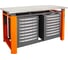 Двухтумбовый верстак Toollbox с регулируемой столешницей серии TBP1500 (TB8-TB8) 2