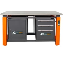 Двухтумбовый верстак Toollbox с регулируемой столешницей серии TBP1800 (TB0-TB3)