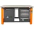 Двухтумбовый верстак Toollbox с регулируемой столешницей серии TBP1800 (TB0-TB6) 1