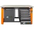 Двухтумбовый верстак Toollbox с регулируемой столешницей серии TBP1800 (TB0-TB6) 2