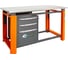 Однотумбовый верстак Toollbox с регулируемой столешницей серии TBP1500 (TB3) 2