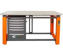 Однотумбовый верстак Toollbox с регулируемой столешницей серии TBP1800 (TB6)