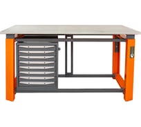 Однотумбовый верстак Toollbox с регулируемой столешницей серии TBP1800 (TB8)