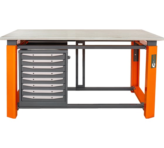 Однотумбовый верстак Toollbox с регулируемой столешницей серии TBP1800 (TB8)