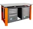 Двухтумбовый верстак Toollbox с регулируемой столешницей серии TBP1800 (TB4-TB7) 3