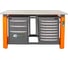 Двухтумбовый верстак Toollbox с регулируемой столешницей серии TBP1800 (TB3-TB8) 2