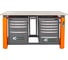 Двухтумбовый верстак Toollbox с регулируемой столешницей серии TBP1800 (TB4-TB6) 2