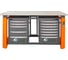 Двухтумбовый верстак Toollbox с регулируемой столешницей серии TBP1800 (TB5-TB7) 1
