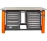 Двухтумбовый верстак Toollbox с регулируемой столешницей серии TBP1800 (TB5-TB8) 1