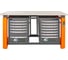 Двухтумбовый верстак Toollbox с регулируемой столешницей серии TBP1800 (TB6-TB7) 1