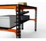 Металлический стол ООО Металекс Metalex 750x1000x600 мм, оранжево-чёрный SMMO751060 2