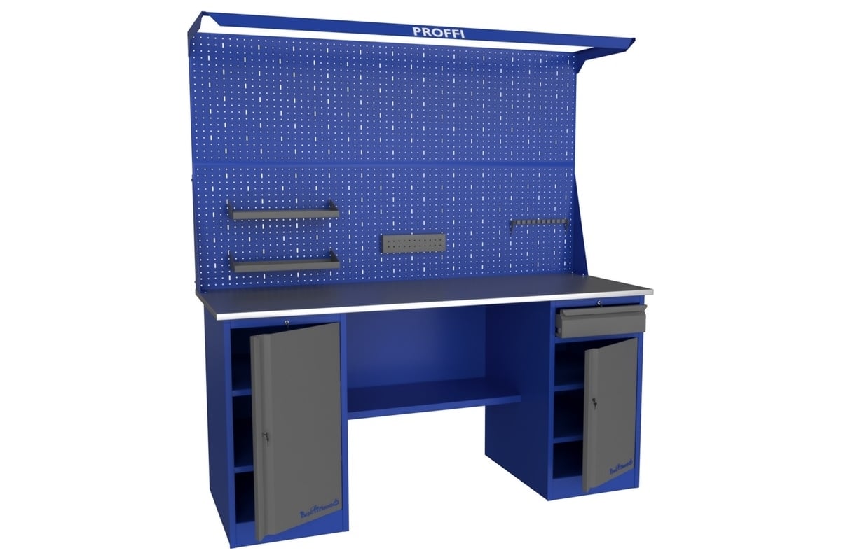 Верстакофф верстак 1200 мм proffi v 2 стол для слесарных работ 101100