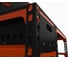 Металлический стол ООО Металекс 750x1200x500 мм, с выдвижными ящиками и перфопанелью оранжево-чёрный SBYFO751250 3