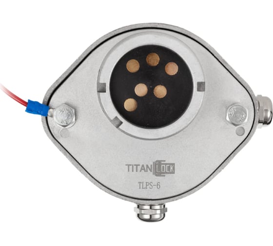 Оптическая розетка TITAN LOCK 6-ти контактная, 3 J-слота, алюминий TLPS-6