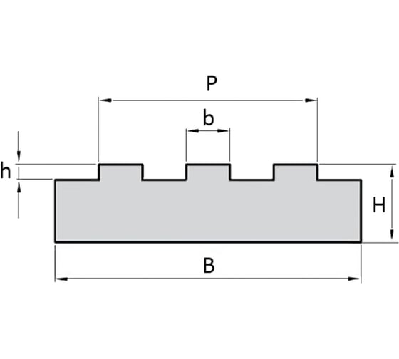 Направляющая для цепи ISKRA 08B-3 тип 3T H=10, NC08b3T10-ISKRA