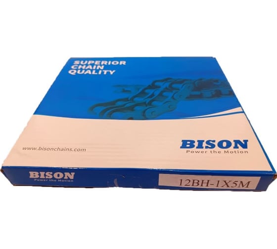 Приводная роликовая однорядная цепь Bison усиленная, 12ВH-1 5,029 м ТД036240