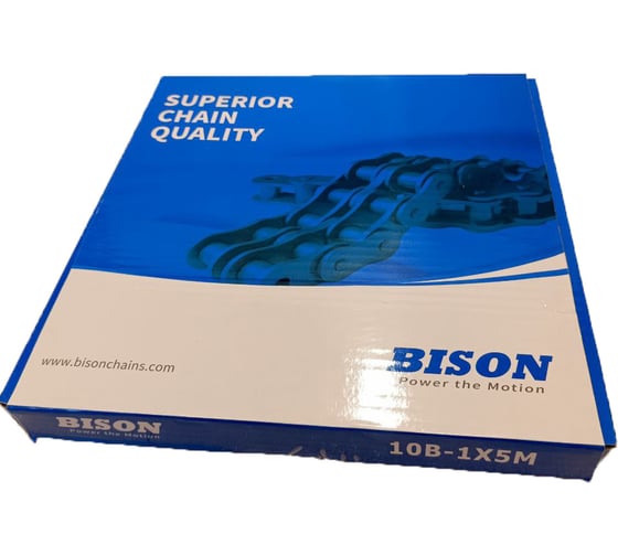 Приводная роликовая однорядная цепь Bison 10В-1 5,017 м ТД036235