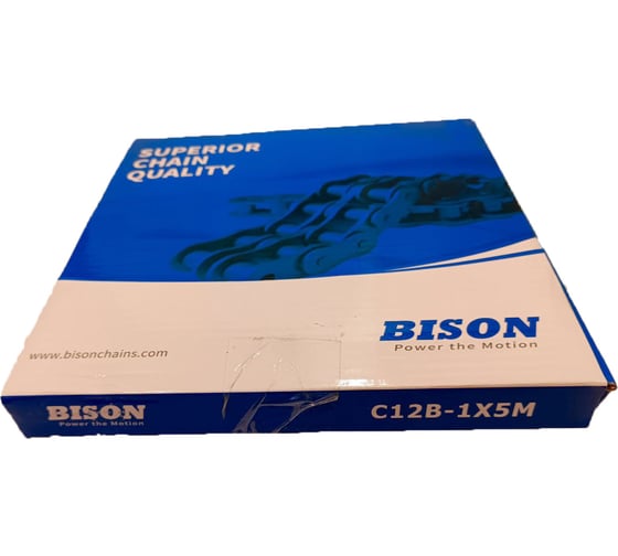 Приводная роликовая однорядная цепь Bison C12В-1 5,029 м ТД036246