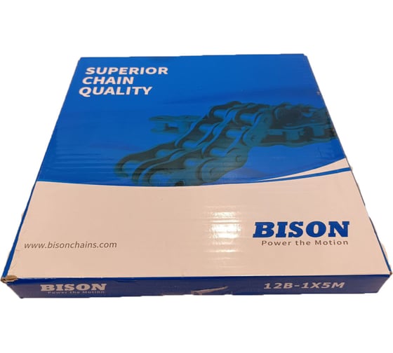Приводная роликовая однорядная цепь Bison 12В-1 5,029 м ТД036238