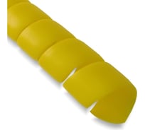 Спиральная пластиковая защита PARLмU HPS-42-F12, полипропилен высокой очистки, 42 мм, плоская поверхность, желтая, 2 м PR2201500
