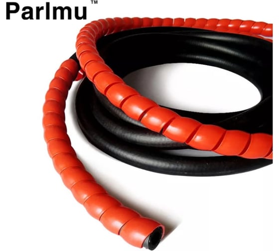 Спиральная пластиковая защита PARLмU SG-68-C12, полипропилен, 68 мм, выпуклая поверхность, желтая, 1 м PR0701500