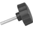 Ручка-барашек с резьбовым штифтом Tech-Krep пластик, D50 М6x30, чёрный, 250 шт. 152842 2