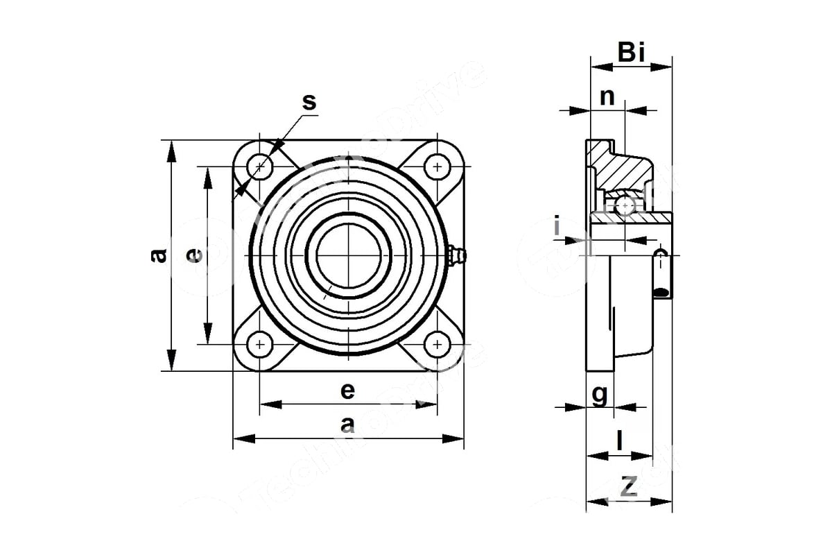 Корпусной подшипник ucf