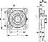 Подшипниковый узел ISB UCF208 EcoLine 700002149 UCF208ISBEcoLine 4