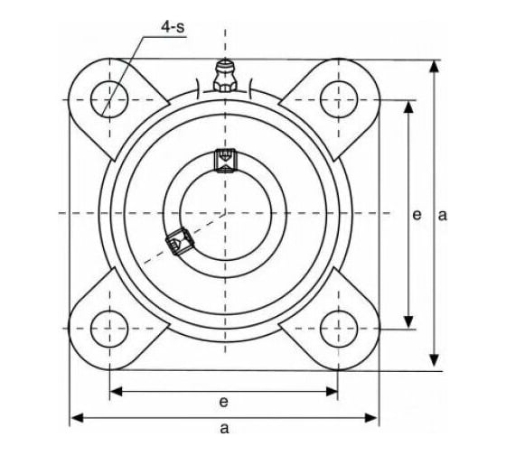 Подшипниковый узел ISB UCF205 EcoLine 700002146 UCF205ISBEcoLine