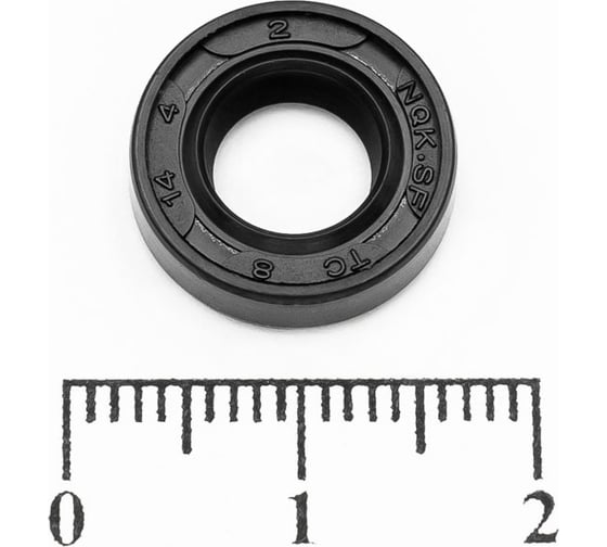 Сальник (манжета армированная) HIMPT VC 8x14x4 NBR70 (без пружины) 00-00004327