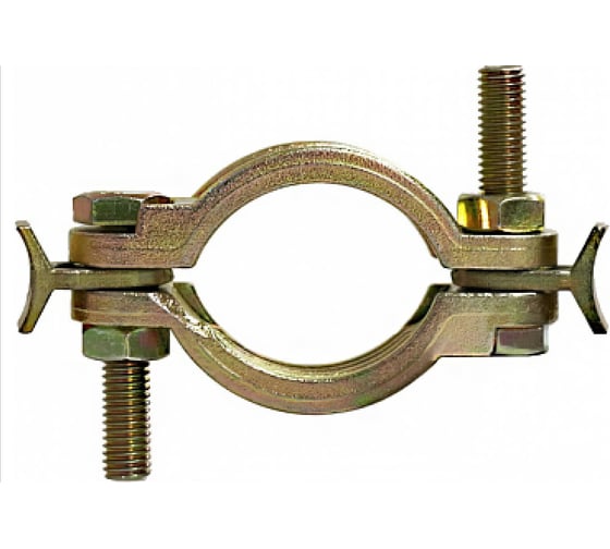 2-болтовый усиленный хомут TITAN LOCK 40-49 мм, ковкий чугун 10 шт. TL40-49DC_10