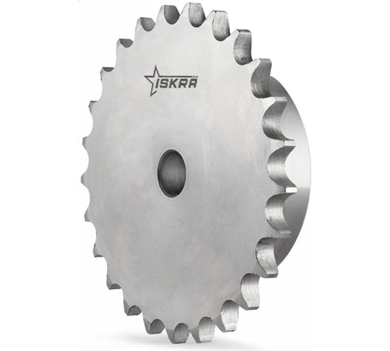 Звездочка со ступицей под расточку ISKRA для цепи 12B2, z=21, 3/4"x7/16" PD11021-ISKRA