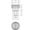 Ручка с накаткой KIPP K0110.004X8 2