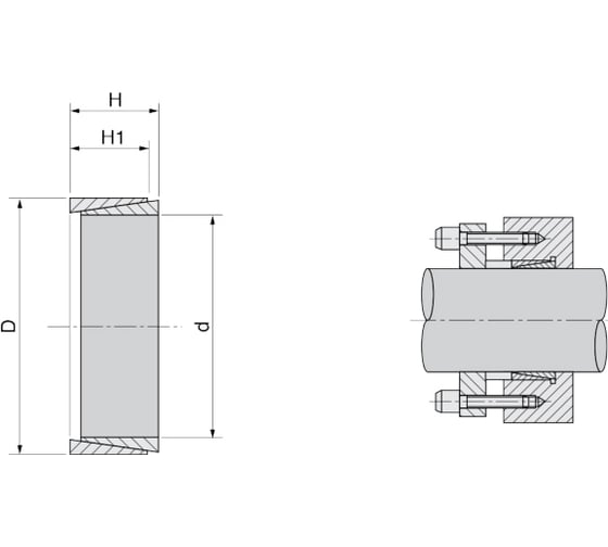 Зажимная втулка ISKRA KLNN075 PHF FX30-75x84 KLNN075-ISKRA