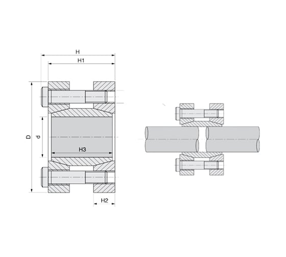 Зажимная втулка ISKRA KLMM018 PHF FX130-18x50 KLMM018-ISKRA