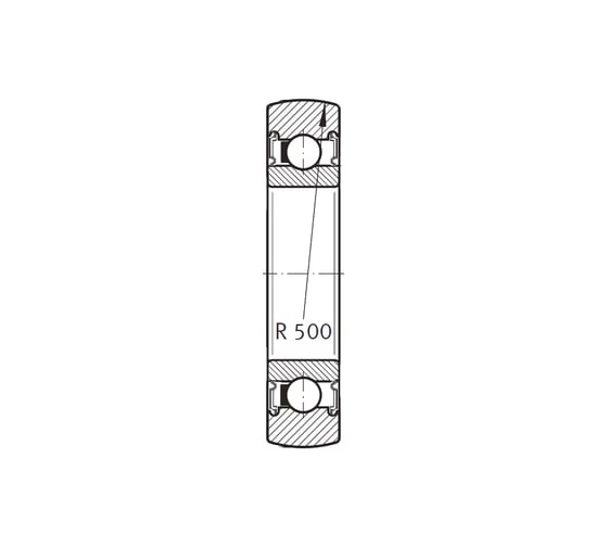 Ролик опорный ISB LR200NPPUNBS
