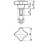 Рукоятка крестообразная KIPP K0148.512X40 3