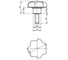 Звездообразная рукоятка KIPP K0153.508X30 2