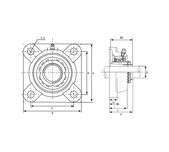 Подшипниковый узел TECHNIX UKF319