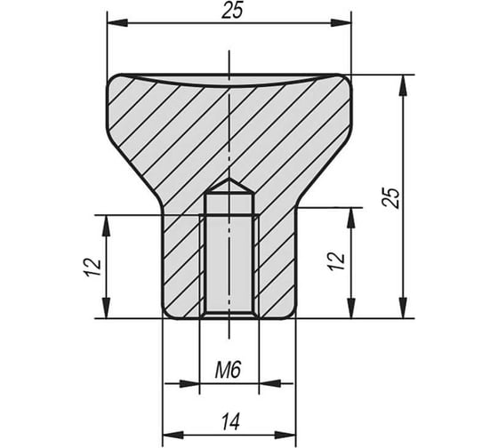 Ручка "Грибок" KIPP K0250.206