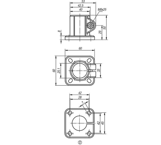 Зажим опор KIPP K0477.525