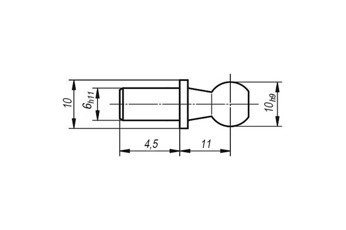 Шаровая цапфа KIPP K0713.1045