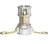 Камлок TITAN LOCK нержавеющий тип DD (переходник розетка 3" х розетка 4"), AISI316 TL3040DDSS